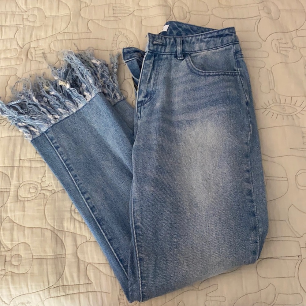 Flared distressed K/lab jeans size 2